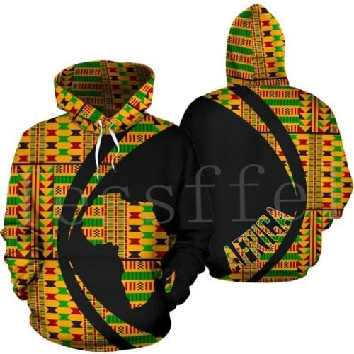 Tessffel County Traditional Africa Native Pattern Kente Harajuku Tracksuit 3DPrint Men/Women Streetwear Zipper Jacket Hoodies 29