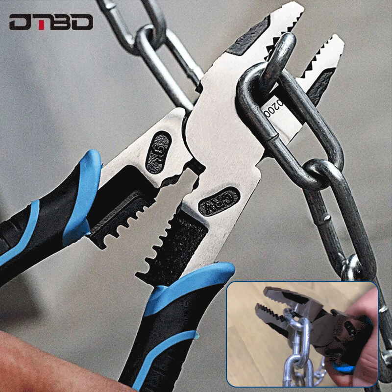 6''8''9'' Multifunction Pliers Set Combination Pliers Stripper/Crimper/Cutter Heavy Duty Wire Pliers Diagonal Pliers Hand Tools