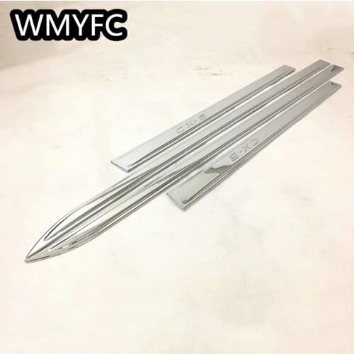 Door Line Lining Body Molding ABS Chrome Cover Trim Garnish Protector Guard For Mazda Cx-5 Cx5 2nd Gen KF 2017-2021