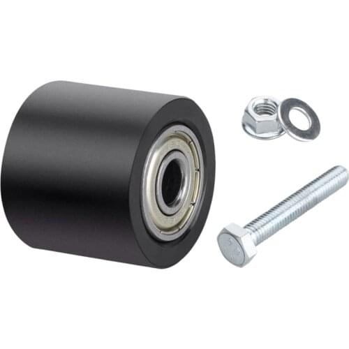 8Mm Black Chain Roller Pulley Slider Tensioner Wheel Guide Fit for Mini Bike ATV Motorcycle Baja Yamaha Honda Coleman