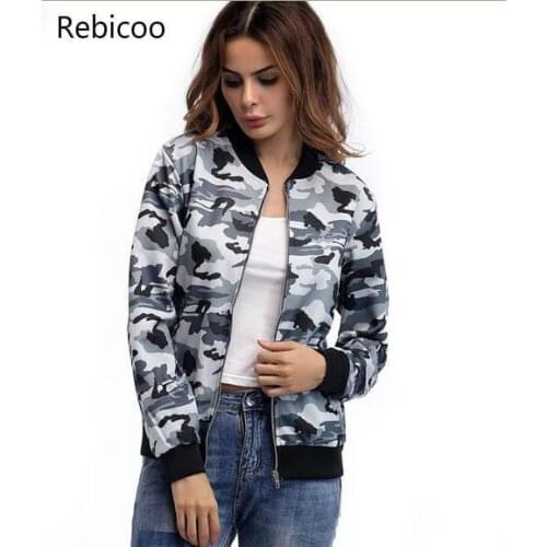 Spring and Autumn new camouflage jacket top European and American style fashion comfortable jacket