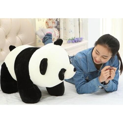 Huge 70cm panda prone panda plush toy hugging pillow , Birthday gift t1335