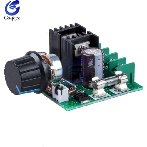 DC 12V-40V 32V 24V 10A Auto PWM DC Motor Speed Controller Voltage Regulator Governor w/ Knob Switch Dimmer 400W Board Module