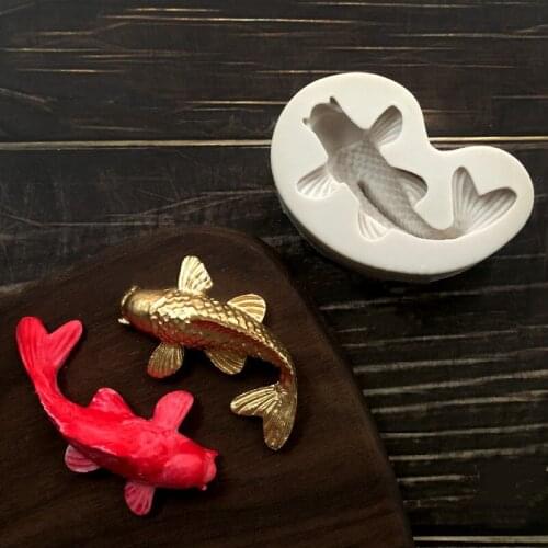 Aouke Vis Vorm Silicone Mold Chocolate Cake Fondant Clay Mold Keuken Koken Decoratie Cake Tool New