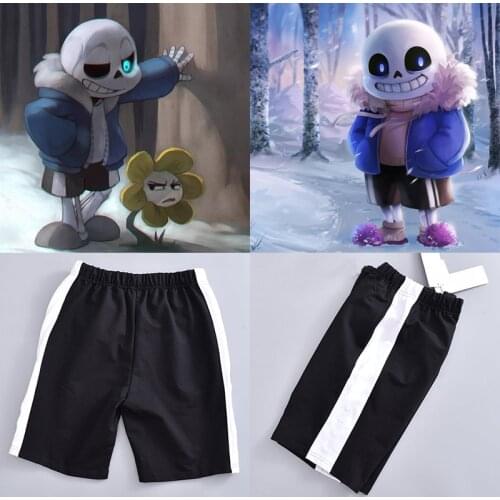 Undertale Sans Cosplay shorts COOL Halloween Cosplay Costume Unisex shorts