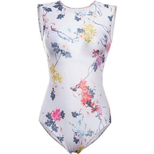 Julysand Swimwear Woman One Piece Sexy Swimsuit Female Floral Printed Open Back Bathing Suit Women Swimwear