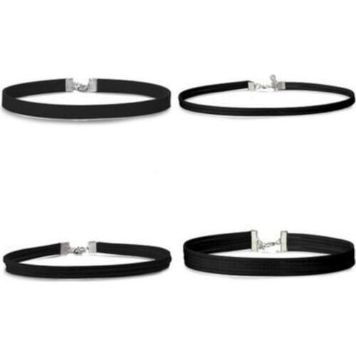 2017 Fashion Black Velvet Choker Necklace Women tattoo choker Necklaces Chokers Chocker collares mujer collier ras du cou