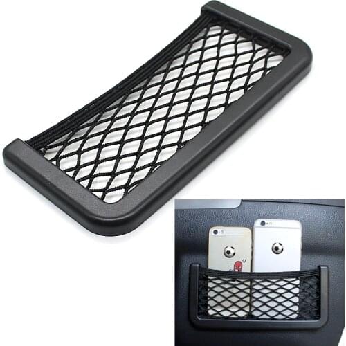 For Volkswagen VW Jetta MK4 MK5 MK6 Car Seat Side Back Storage Net Bag Phone Holder Pocket Organizer Stowing Tidying Accessories