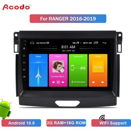 ACODO 2+16G Android 10.0 Car Radio Multimedia Player For Ford Road Shaker 2016-2019 Navigation GPS 2 din