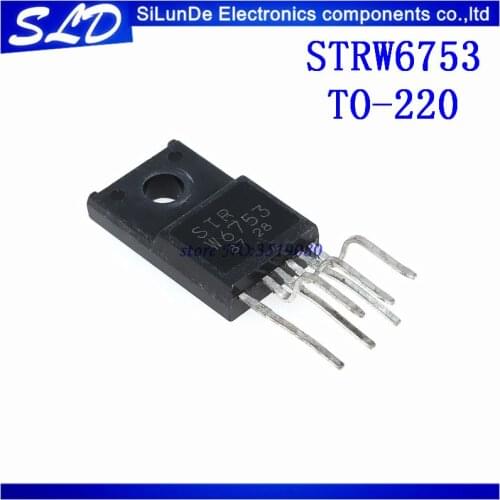 Free Shipping 20pcs/lot STR-W6753 STRW6753 STR W6753 TO220F-6