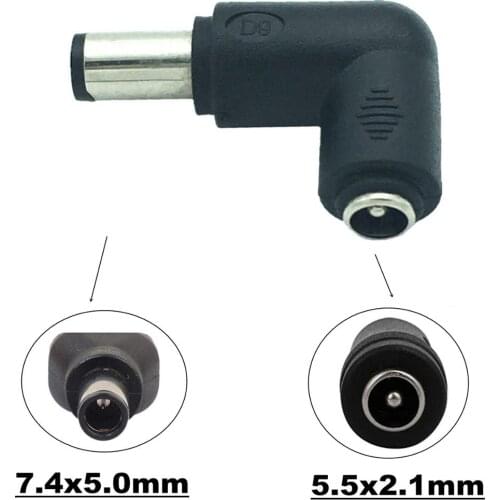 DC Power 5.5 x 2.1mm Female to 6.0 x 4.4mm Male pin Plug Jack Adapter Connector