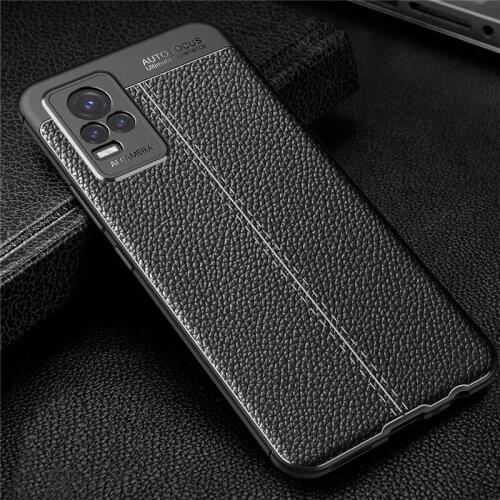 For Vivo Y73 5G Case For Vivo Y73 5G Cover Shockproof Pattern PU Leather Soft Silicone Protective Phone Bumper For Vivo Y73 5G