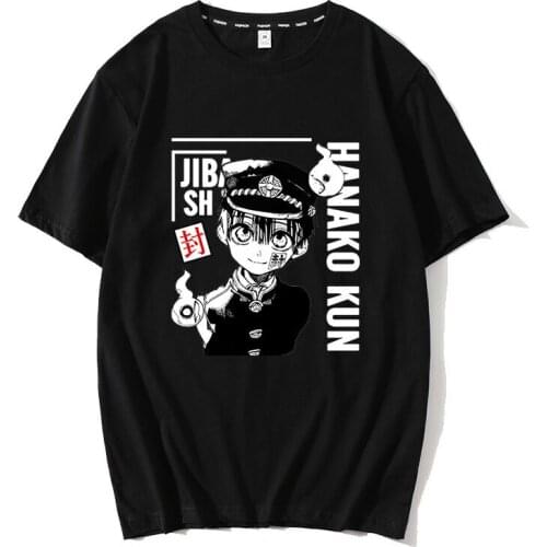 Toilet Bound Hanako Kun Cosplay Tee Japenese Anime Yugi Amane Streetwear Kawaii Oversized Crewneck Unisex Summer Solid T-shirt