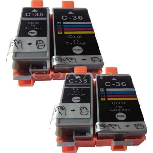 PGI35 CLI36 Compatible Ink Cartridges For Canon 35 36 PGI-35 CLI-36 For Canon IP100B IP100 mini260 mini320 Printer