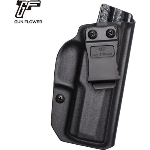 Gun&Flower Tactical Kydex Holster Inside the Waistband Gun Pouch Case for 9mm Sig P320 Pistol Hunting accessories