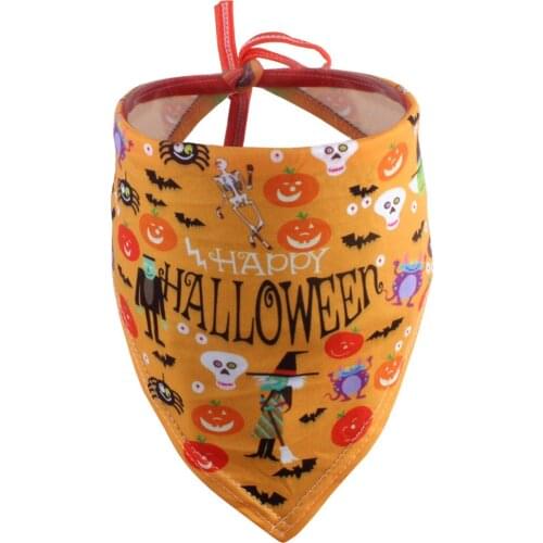 Legendog Halloween Pet Bandana Funny Cute Dog Triangle Bib Cat Bandana Bib Dogs Collars Tie Necktie Triangular Bib Pet Products