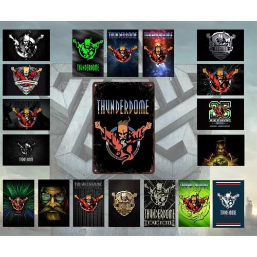 Thunderdome Retor Custom Metal Sign Plate for Kithcen,Bar Club,livning Room,home,man Cave Art Wall Stickers Poster