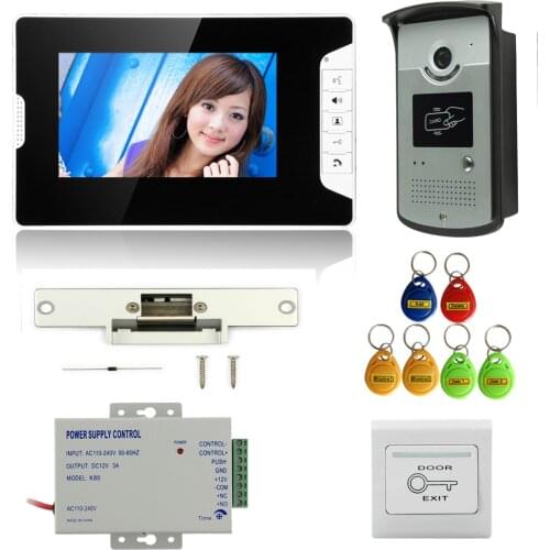 7"Video Door Intercom Indoor Monitor Interphone For Villa Private Home Security Home Security Video Doorphone Doorbell