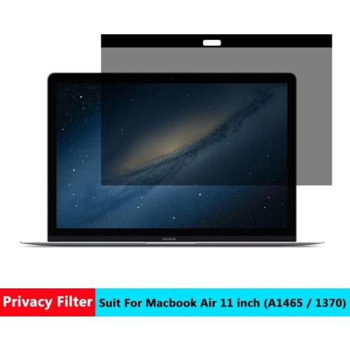 Vmonv Magnetic Privacy Filter Screens Protective Film for Macbook Air 11 Inch for Apple Laptop Model Number A 1465 / A1370