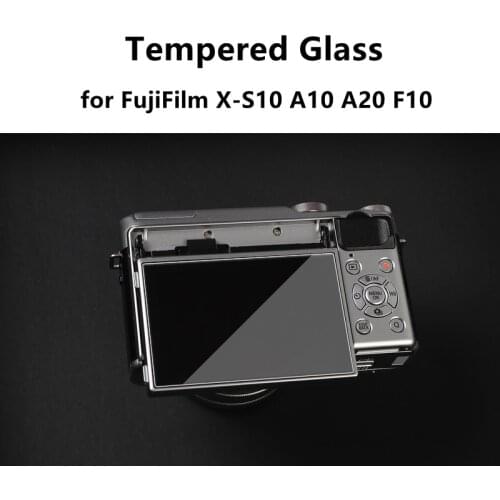 2PCS Camera Glass for Fujifilm Fuji X-S10 A10 A20 F10 Camera Original 9H Camera Tempered Glass LCD Screen Protector Film