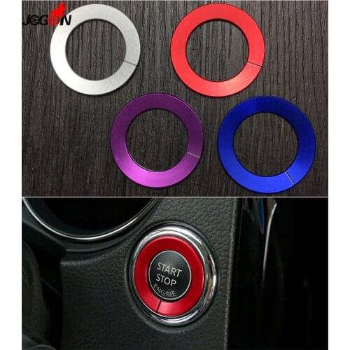 Ignition Engine Start Stop Push Button Cover Ring Trim For Infiniti Q50 Q60 QX60 2014 2015 2016 2017 2018 & Nissan