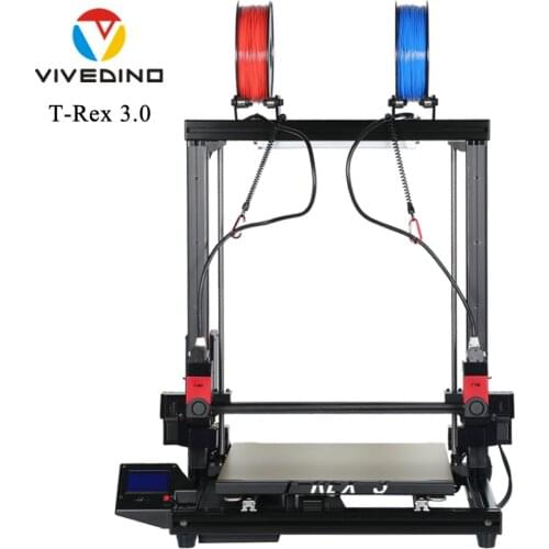 2020 VIVEDINO T-Rex 3+ Electronic 3D-Printer Modern Design Top Fittings Prevailing FDM Laser Printer