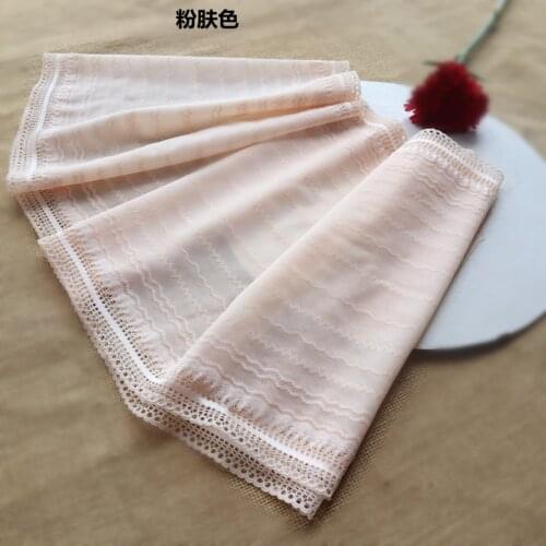 22cm wide purple nude pink black silky stretch lace hollow lace skirt hem tube top accessories lengthened