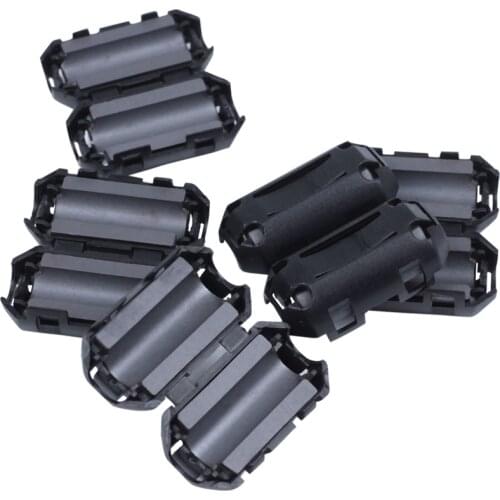 5 Pcs Clip On EMI RFI Noise Ferrite Core Filter for 7mm Cable