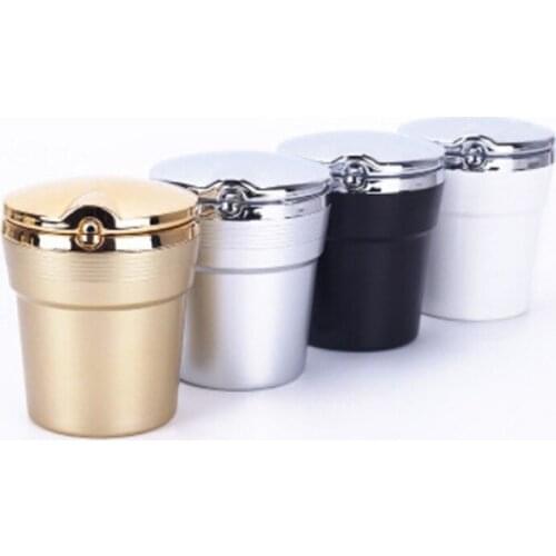 Car-Styling Car Cigarette ashtray with LED lamp Case For Citroen DS-series C-Quatre C-Triomphe Picasso C1 C2 C3 C4 C4L C5 Elysee