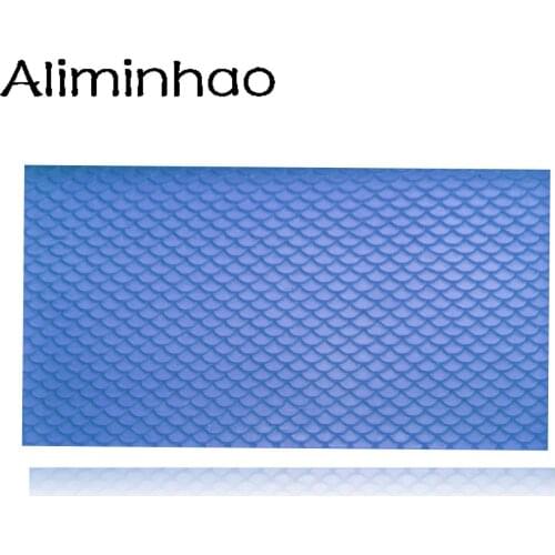 B0809 Mermaid Fish Scale Lace Mat Silicone Mold Candy Chocolate Molds Cookie Baking Cupcake Topper Fondant Cake Decorating Tools