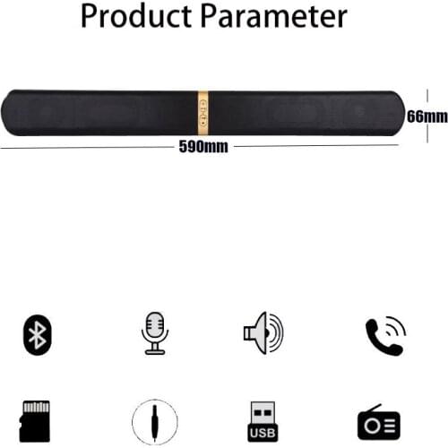 Bluetooth Speaker Home Theater Wireless Music Stereo Player 3D Surround Sound Subwoofer Support TF Card FM Radio Caixa De Som