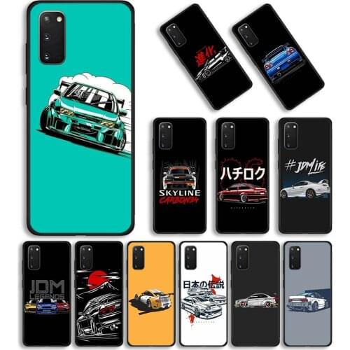 Phone Cover For Samsung Galaxy S21 S20 FE S10 S9 Plus Ultra Lite 5G S10E Silicon Case sports car jdm drift