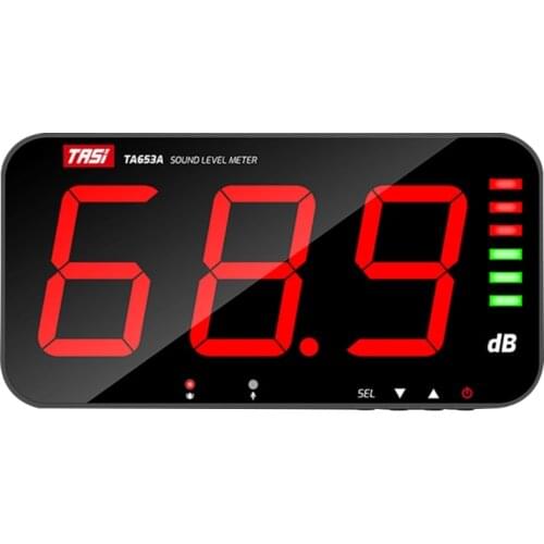TA653A Digital Sound Level Meter Large Screen Display Noise dB Meter Wall Hanging Audiometer Bar School Hospital Restaurant