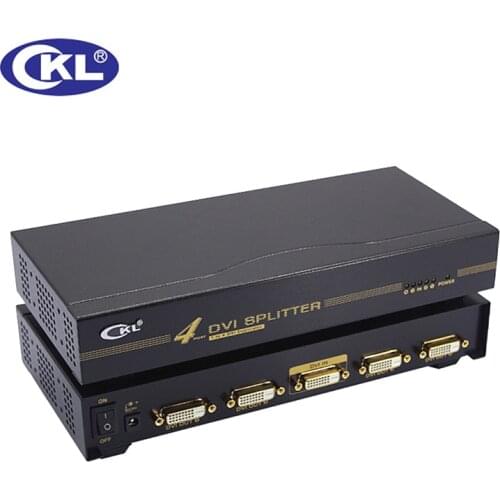 CKL DVI-94E 4 Port DVI Splitter 1 x 4 DVI Splitter Box