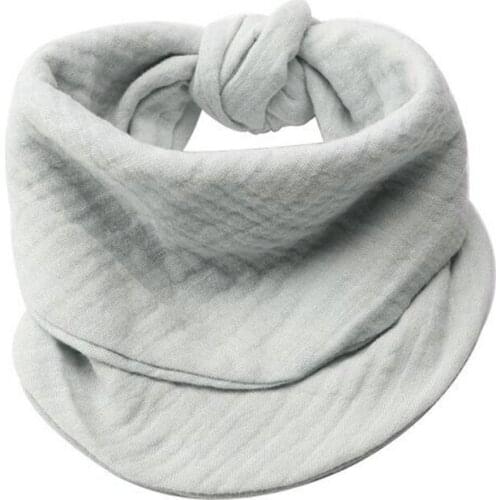 K1KC Gauze Baby Bibs Newborn Boys Girls Burp Bandana Cotton Soft Toddler Scarf Infant Saliva Towel Scarves