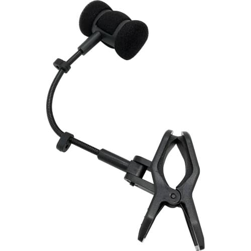 Flute Microphone Brackets Mic Clip on Flute Oboe Piccolo Hulusi erhu Xiao Drum Musical Instrument Rack Mount Shell only NO Cable