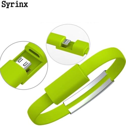 Hot Bracelet Micro Type c USB Cable Wire Sync Data Charger Cord USB Cable for iPhone 6 6s 7 Plus X For Samsung S9 S8 For Xiaomi