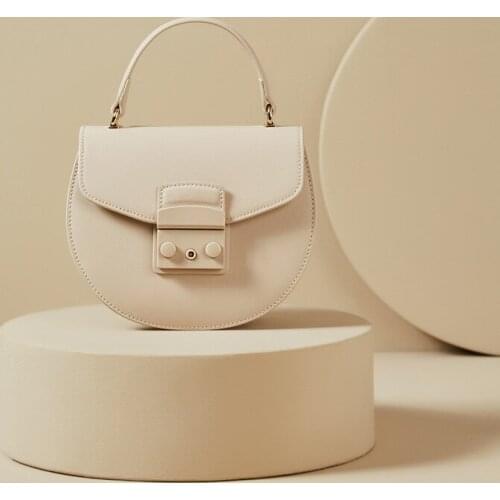 OUSSON Soft Leather Small Square Bag Fashion Crossbody Bags Multifunctional Tote Handbag For Women