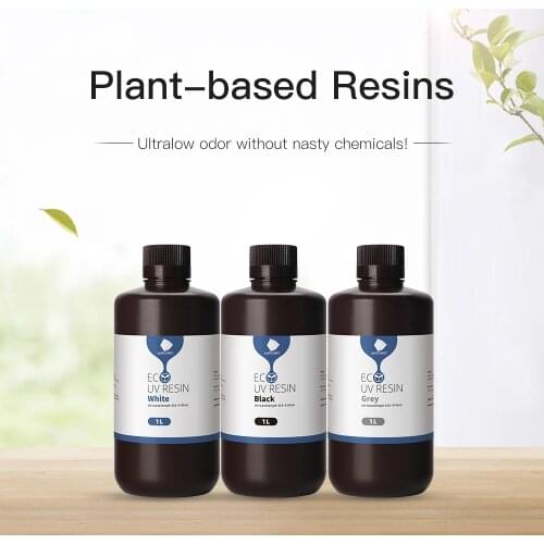 ANYCUBIC Plant-based 405nm UV Resin For Photon/Photon Mono X 3D Printer Printing Material Ultralow Odor Without Nasty Chemicals