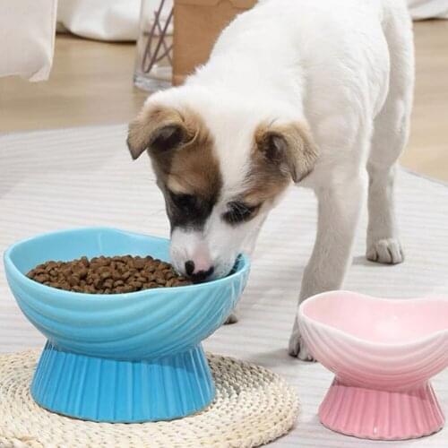 Fressnapf Cat Bowl Ceramic фильтр для поилки кошек Katten Voerbakjes קערות אוכל לכלבים High-Foot Food Protect Cervical Spine