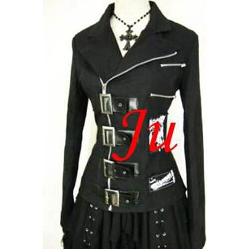 Gothic Lolita Punk Fashion Jacket Dress Cosplay Costume Tailor-made[CK530]