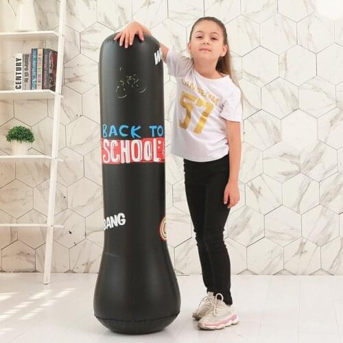 Inflatable Punching Bag Standing Sandbag Training Pressure Relief Body Building Equipment Gym Inflatable Boxing Sandbag