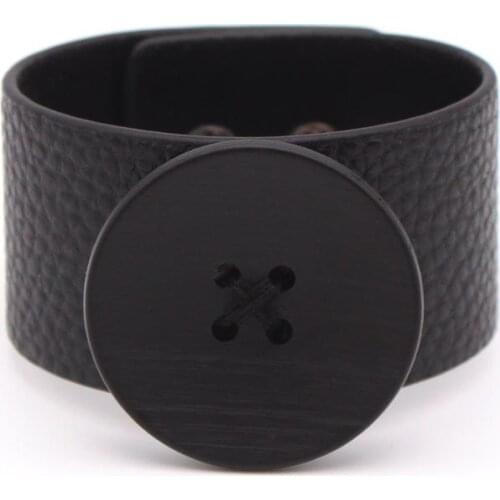 New Travel Around The World Multicolor Button Bracelet Fashion Leather Handmade Bracelets & Bangles Ladies Elegant Gift Jewelry