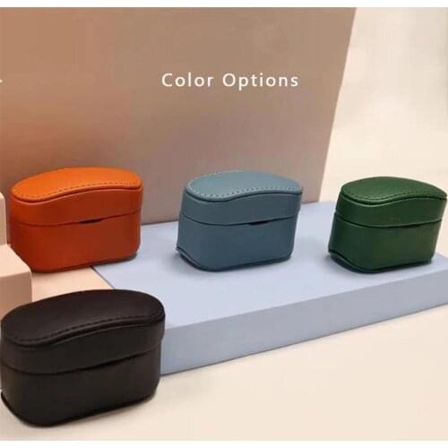 Portable Wireless Earplugs PU Leather Protective Cover For Sony Wf-1000xm4 Earphone Cover