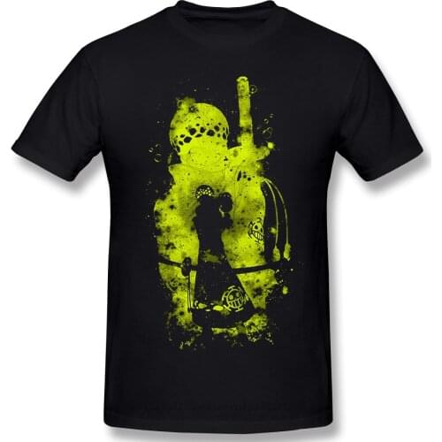 Trafalgar Law Casual T Shirt Hot Sale ONE PIECE Luffy Zoro Nami Chopper Tee Shirt 100% Cotton O Neck T-shirts