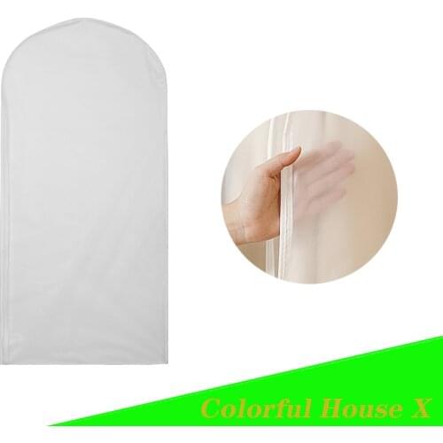 Dust Cover For Storing Clothes Zipper Bag Organizer Household Products Cover For Clothes In The Closet Breathable Hanging Type