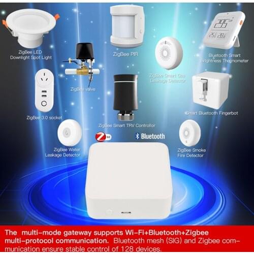 Gateway Hub Tuya ZigBee Bridge Remote Control Wireless Smart Home Device Via APP Works with Alexa Google Home SmartLife Hot