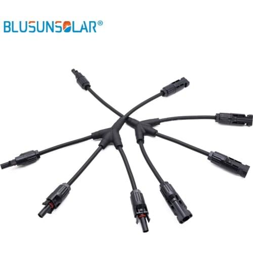 Solar 3 in 1 Y Branch parallel connect 3 branch Electrical Solar 30A 1000V Connector Solar Panel Wire Connector MXY3AB