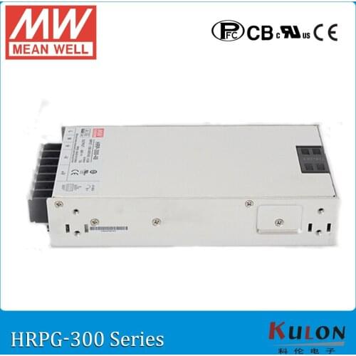 MEAN WELL HRPG-300 single output 300W 48V 24V PFC SMPS Switching Power Supply 220V To 12V AC DC Transformer 7A 40A 60A Led Strip