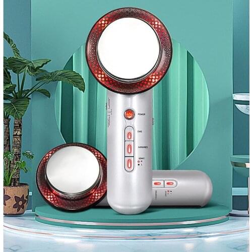 Ultrasonic body slimming apparatus 3 in 1 weight loss massager microcurrent induction apparatus beauty apparatus